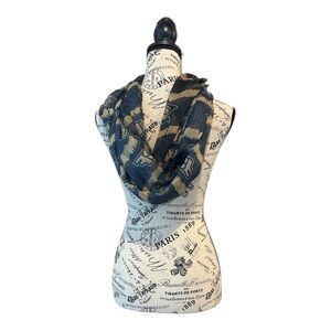 *UCF black & brown sheer infinity scarf